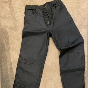 Men’s Leather Pants Sz32